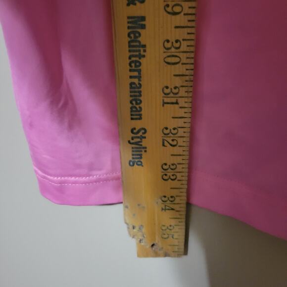 Pebble Beach Performance Pink Polo Shirt Men's SZ Large .. Logo See Picture - Picture 7 of 8